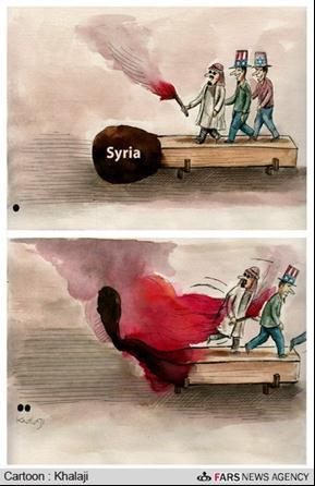 2. Fire in Syria http://www.farsnews.