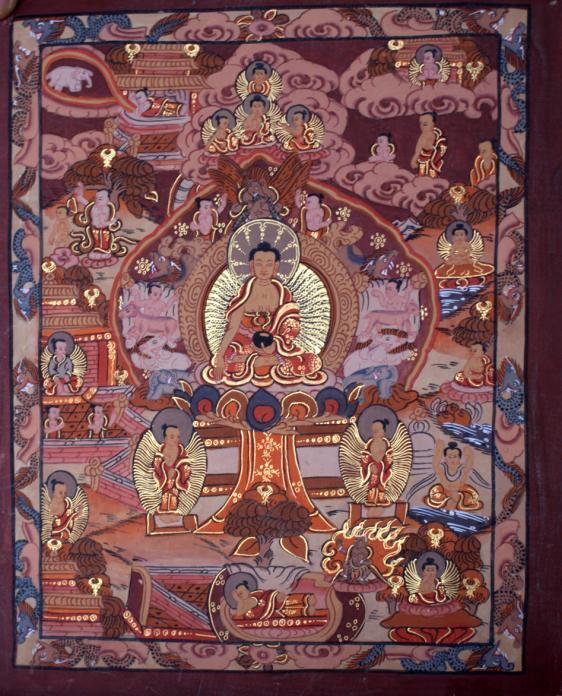T h a n k a s Thankas are a form of religious inspired paintings that originated in Nepal & spread to Tibet.