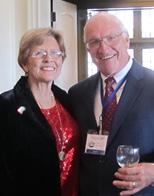 President Norman Besheer exchanged the leadership gravel with our new President Dot Benner.