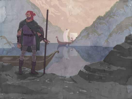Eric the Red hoped to bring Vikings back to settle in Greenland. Although the storms were worse than those in Iceland, and most of the land was covered with ice, Eric decided to stay.