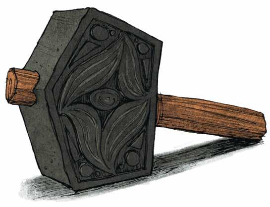 Thor s hammer had many special powers. of the hammer s special powers. Thor could even make it small enough to carry inside his shirt. At first the gods thought Loki was funny.