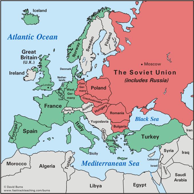 Document C: Europe After World War II Source: Burns,
