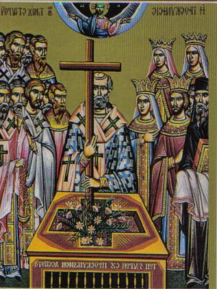 The Third Sunday of Great Lent / Veneration of the Holy Cross 6 / 19 March 2017 Resurrection Tropar, Tone 6: The angelic powers were at Thy tomb; / the guards became as dead men.
