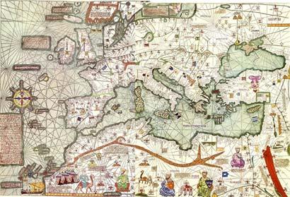the cartographer of Murano, Fra Mauro, meticulously included all