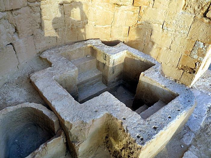 converted to Christianity and by incising the cross on the wall turned the mikveh to a baptismal basin. 2.