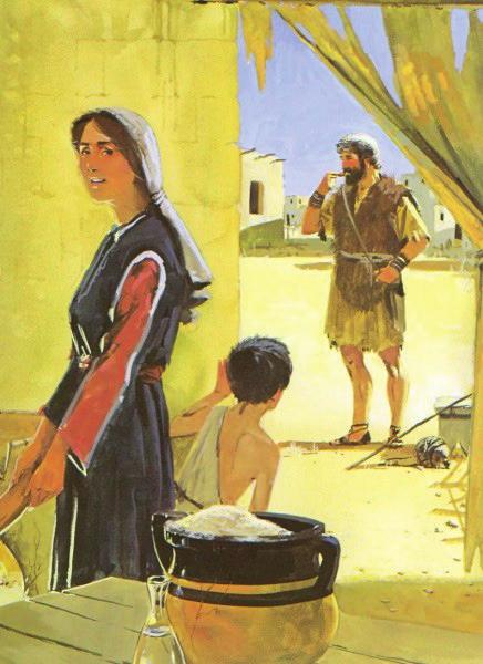 13) What did the Lord promise the widow?