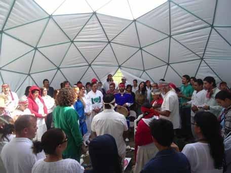 It was there, precisely there, in the dome 13th where we went all of us together with the objective of listening to the other 3 conferences that were going to be created by our brothers: Hun Cauac,