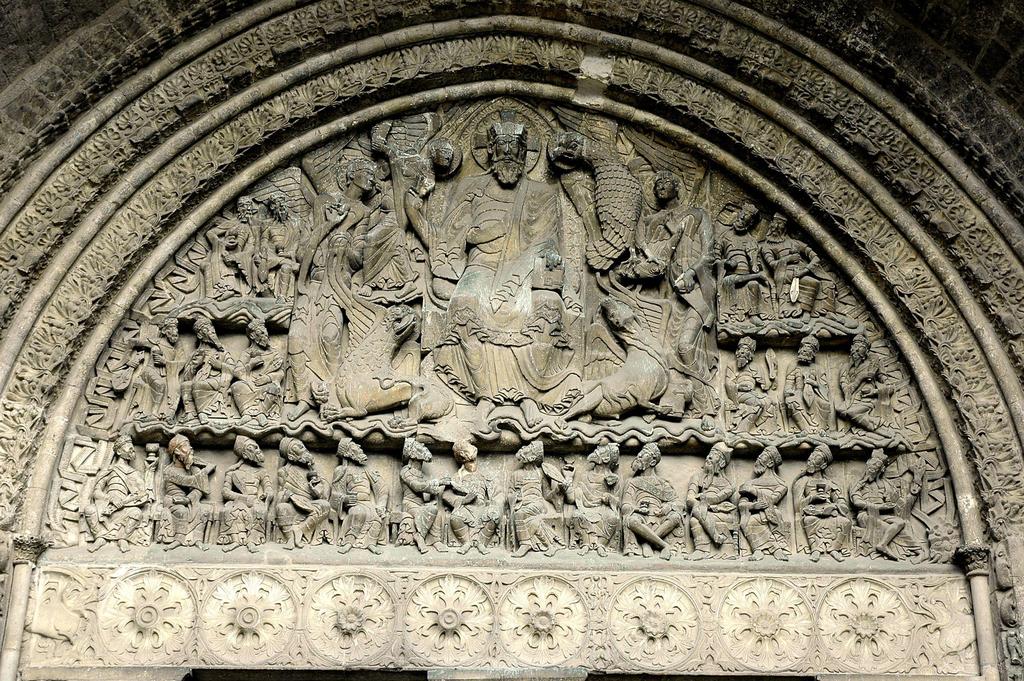 France/N. Spain Second coming of Christ, tympanum of the south portal, Saint Pierre, Moissac France https://youtu.
