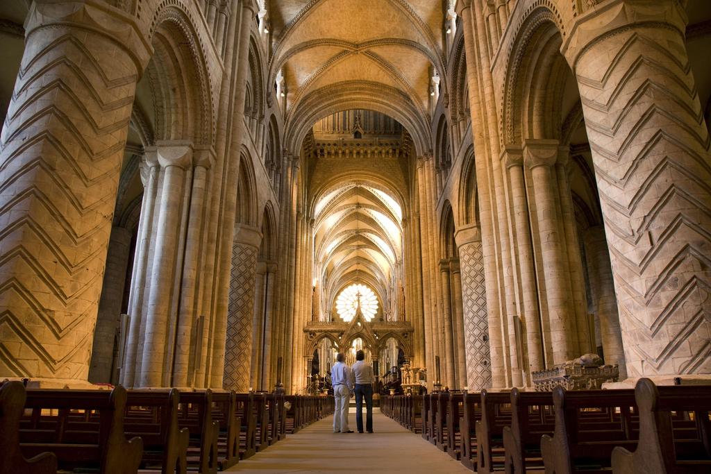 Normandy/England Interior Durham Cathedral, Durham England,
