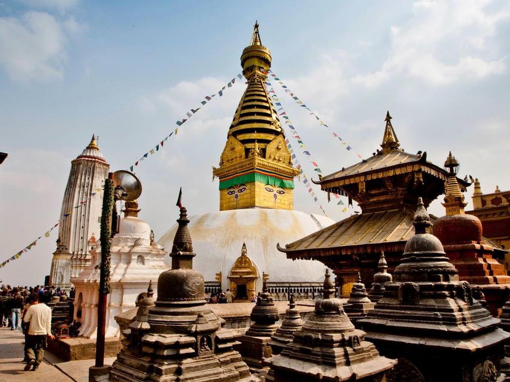 14 Swayambhunath: Swayambhunath is also known as monkey temple, situated in the west hill top of Kathmandu valley. This heritage site is also listed in UNESCO World Heritage Sites.