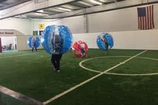 On February 14, 2016, the Youth Group had their first outing of the 2016 year. We went to Turning Point Soccer in Jenks to play Bubble Soccer.