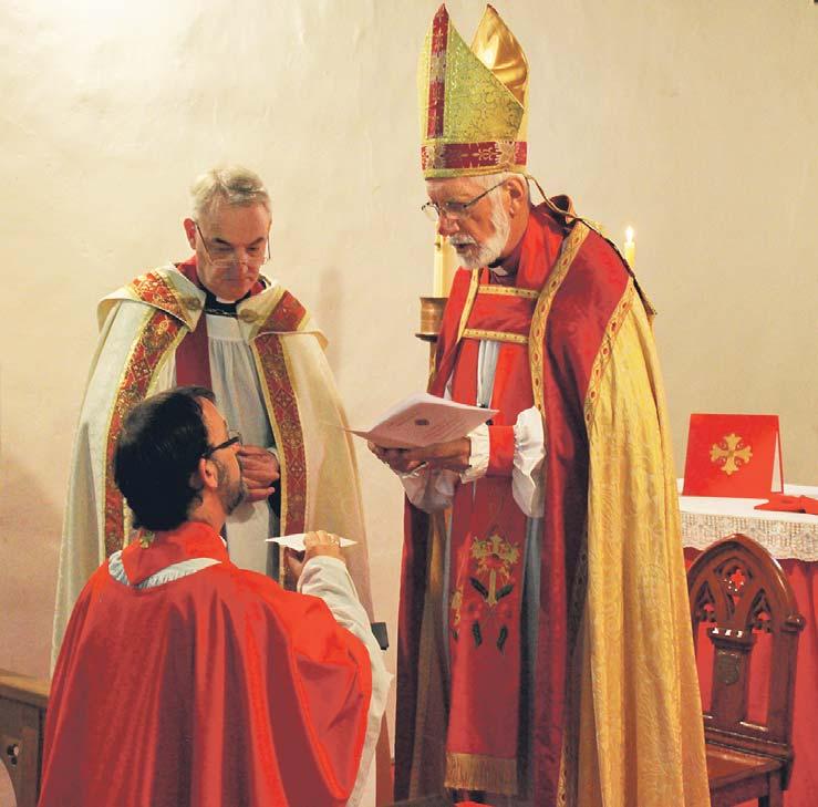 Page 3 Anglican e-news March 2015 Called to a 24/7 ministry Dan Henby ordained priest in Oberon Dan Henby was ordained as a priest by Bishop Ian Palmer, in Oberon on Monday evening, February 9.