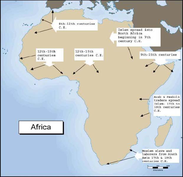 Spread of Islam Into Africa: North Africa and the Sahara Almoravids 11 th C.