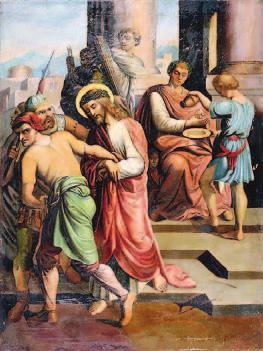 Pilate Condemns Jesus To Death Immediately after Jesus is handed over, he becomes the one to whom things are being done.