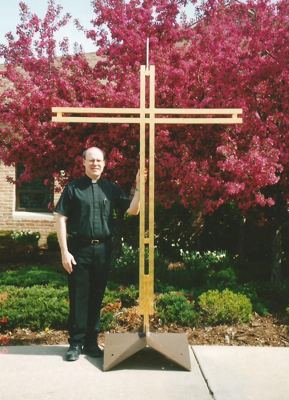 Father James Dvorscak A lasting legacy at St Mary Father Memenas Father Koop Deacon Grotovsky Father Jim s first priority as Pastor The Cross on top of the Church Bishop Imesch Father Burnett Father