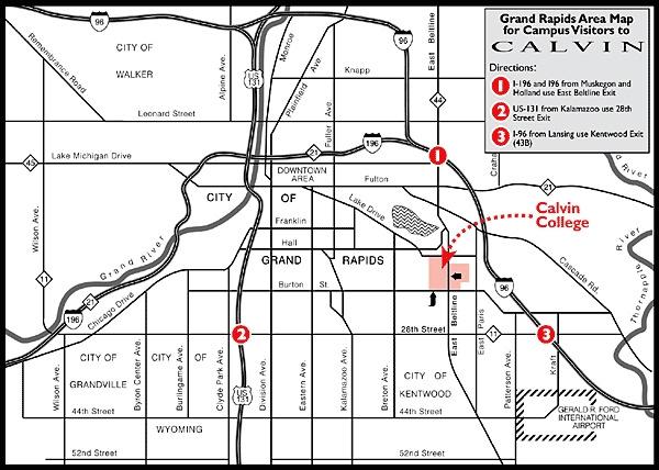 Grand Rapids Area Map 2 0 1 7-2 0 1 8 A c a d e m i c C a t