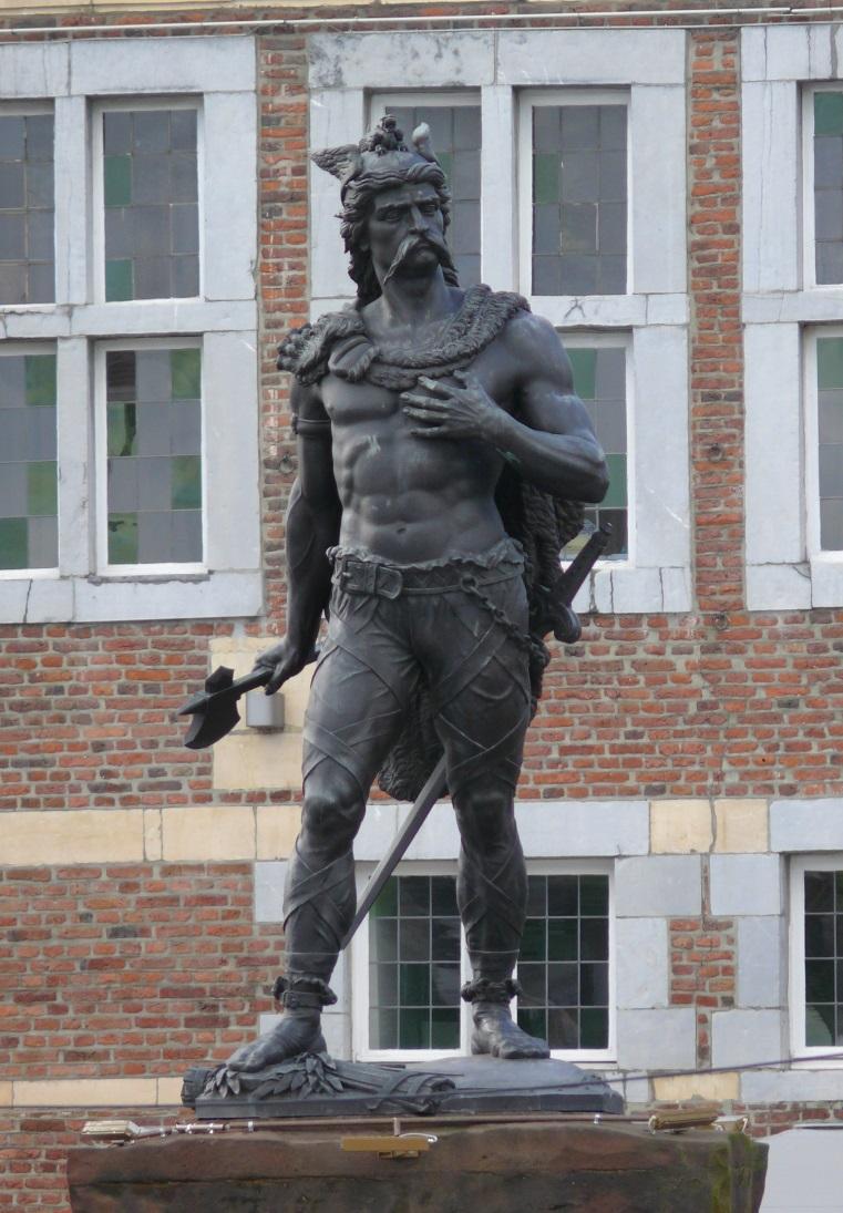 Statue of Ambiorix in Tongeren (Atuatuca Tungrorum) [= Tongeren_Ambiorix_01.