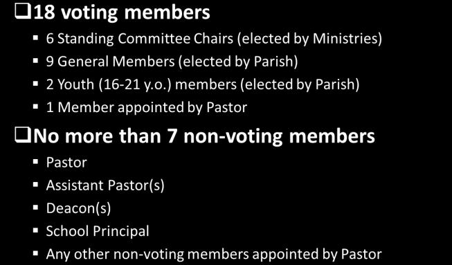 1.2. What is the role of the Parish Pastoral Council (PPC)?