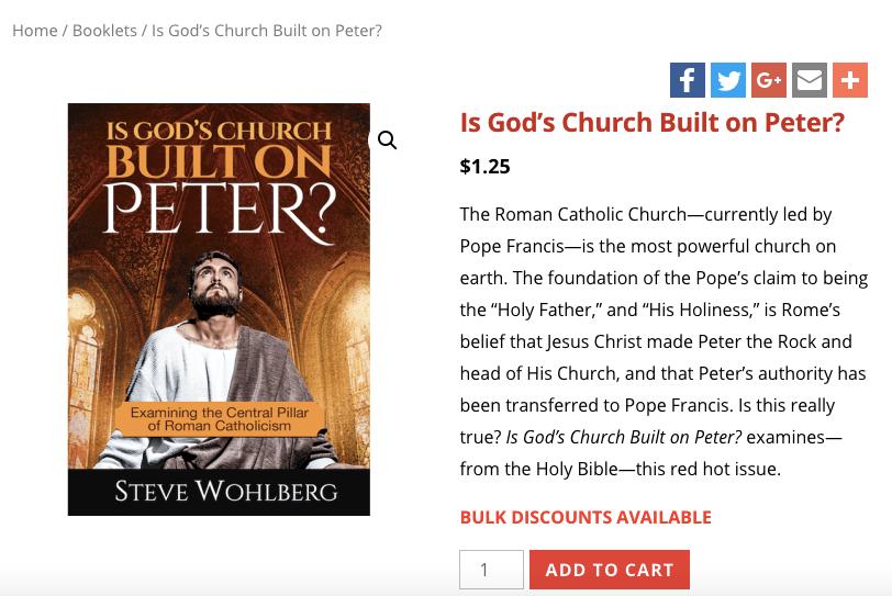 newest pocketbook, Is God s Church Built on Peter? carefully and frankly examines this red hot issue from the Holy including some history too.