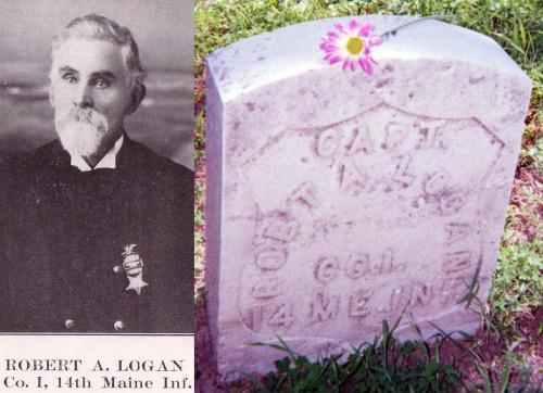 CAPTAIN ROBERT A. LOGAN Robert A. Logan, a Union veteran of the Civil War, moved to Sacramento in the years after the War. He helped build our great city and is buried here. Robert A. Logan, a native of Maine, enlisted in the 14th Maine Volunteer Infantry at the age of 19 in November 1861.