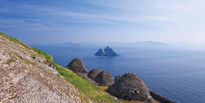 Beehive stone huts form part of the celtic monastery on Skellig Michael, County Kerry, Ireland. SEPTEMBER Photo: Peter Barritt / Alamy Stock Photo nd Sunday in Jesus predicts his death.