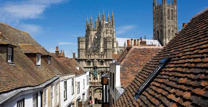 Rooftop view towards Canterbury Cathedral, Kent, England. FEBRUARY Jesus went to his hometown. Mk :- Presentation of the Lord My eyes have seen your salvation. Lk.