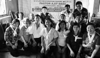 Prior to the unforgettable Sunday evening, the mission team of 14 members (9 from New Life PJ, 4 from New Life Cheras and Pr Ajit from Punjab) led by Pr Lawrence Chen had been busy ministering to
