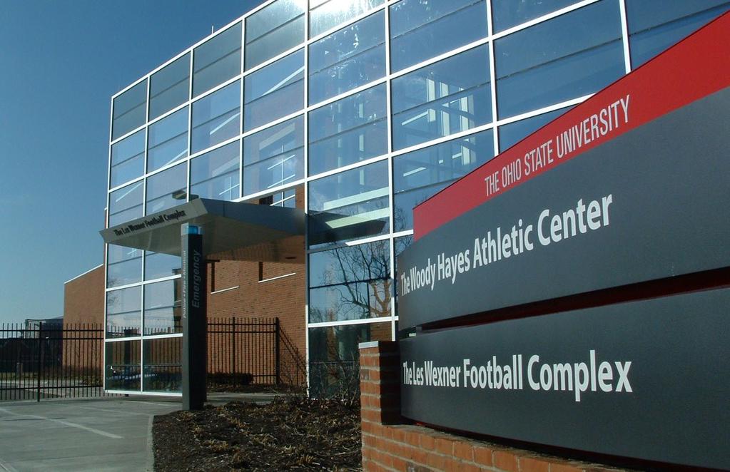 LES WEXNER FOOTBALL COMPLEX AT THE WOODY HAYES ATHLETIC CENTER All 33,000 square feet of the original facility has been renovated, while an additional 52,700 square feet was added TAKING THE OVERALL