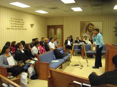 150 Leaders Learn How to ReCharge Youth Ministries English and Spanish) and young adult leaders.