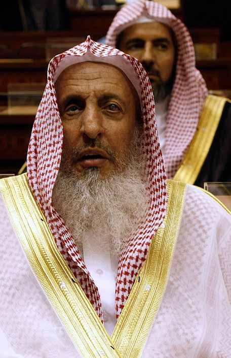 Country: Saudi Arabia Born: 1943 (Age 74) Source of Influence: Scholarly, Administrative Influence: Grand Mufti to 30.8 million Saudi residents and the global network of Salafi Muslims.