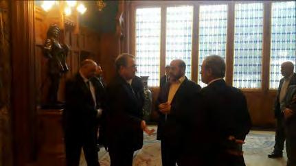 5 Musa Abu Marzouq, deputy head of Hamas' political bureau, in conversation with Russian Deputy