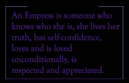 thing is you can either be a martyr or an Empress but not both. A martyr is someone who sacrifices her own deep truth of who she is for other people s well being.