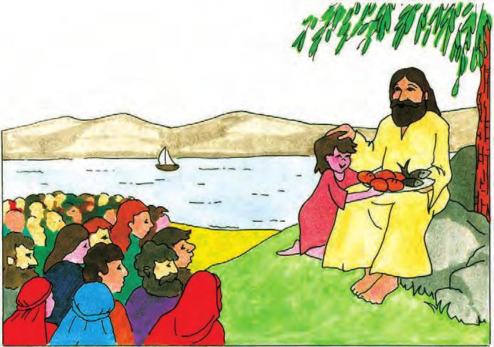 LESSON 15: JESUS IS THE BREAD OF LIFE One time when Jesus was by the Sea of Galilee with His disciples, a very large crowd of about 5,000 people came to listen to Him.