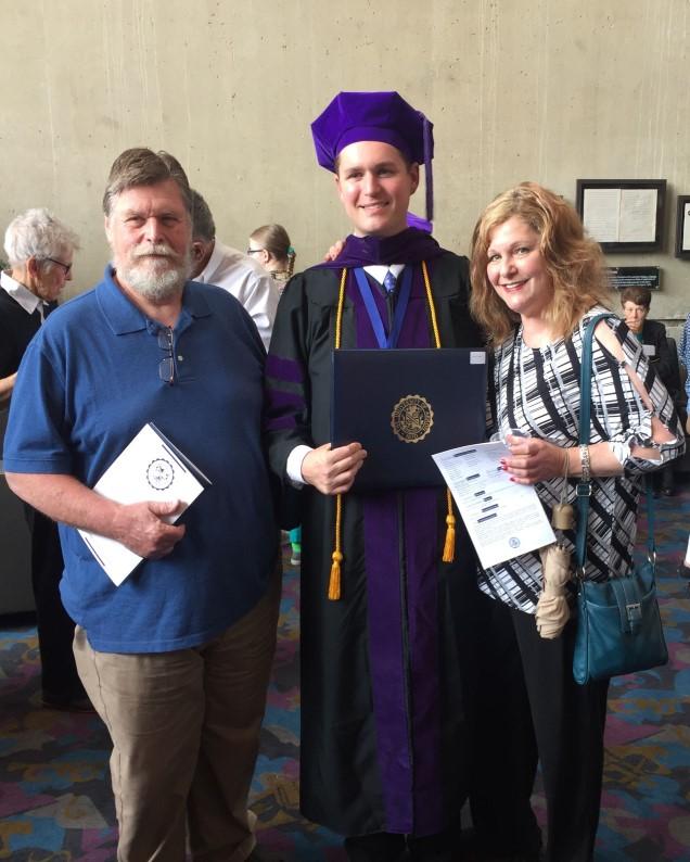 4 More News from the Choir Loft Our Director of Music, Jeremy Gilpatric graduated from the University of Akron School of Law earning the degree Juris Doctor cum laude.