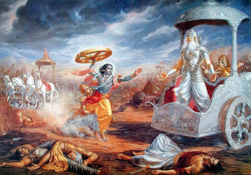 Arjuna is credited with defeating Bhisma, who was one of the greatest threats, on the tenth day of battle. On the 12th day Bhagadatta, the son of Narakasura, was a formidable enemy.