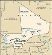 Mali Quick facts Population: 15,968,882 Area: 1,240,192 Ethnic Groups: Mande 50% (Bambara, Malinke, Soninke), Peul 17%, Voltaic 12%, Songhai 6%, Tuareg and Moor 10%, other 5% Religions: Muslim 94.