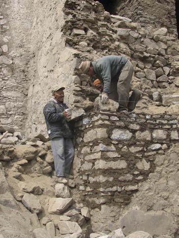 The owner, Hemis monastery, requested THF for help to retsore the building, with