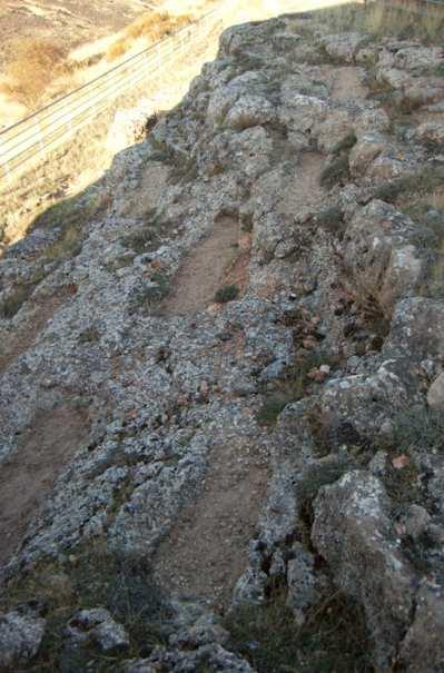 Figure 64: San Baudelio de Berlanga, view of the necropolis excavated