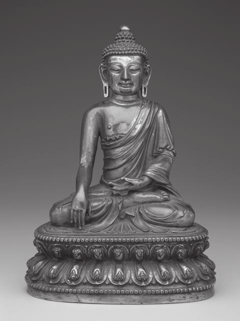 Shakyamuni Buddha (Shakyamuni Buddha, Ming Dynasty, Xuande Period [1426-65] [gilt bronze], Chinese School, [15th century] / Museum of Fine