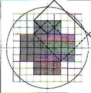 1 0.000 Years to Figure Out However... when I started my (female-originating) Fibonacci spiral from the upper right corner of the central four squares (point A in Fig.
