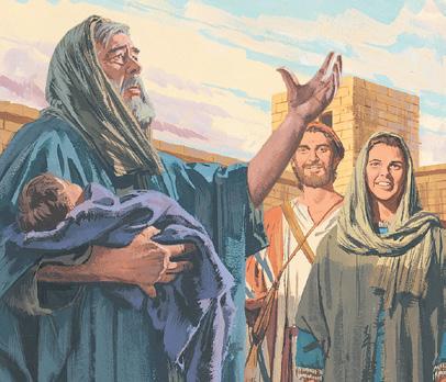 the faithful receive a witness of jesus christ. 8. The Holy Ghost bore witness to Simeon and Anna that the baby Jesus was the Christ who would bring redemption to the world (see Luke 2:26, 38).