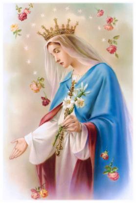 When our lips and our spirits, are glowing with love and with praise. Refrain: All Hail! to thee, dear Mary, the guardian of our way; To the fairest of Queens, Be the fairest of seasons, sweet May.