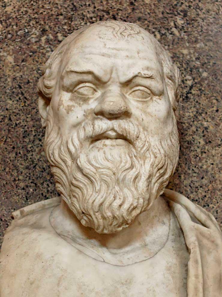 Socrates Sources: Plato, Aristophanes, Xenophon all different accounts Valued wisdom, education, arguments Very controversial; does not