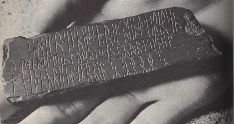 The Kingigtorssuaq runestone, found in 1836 on