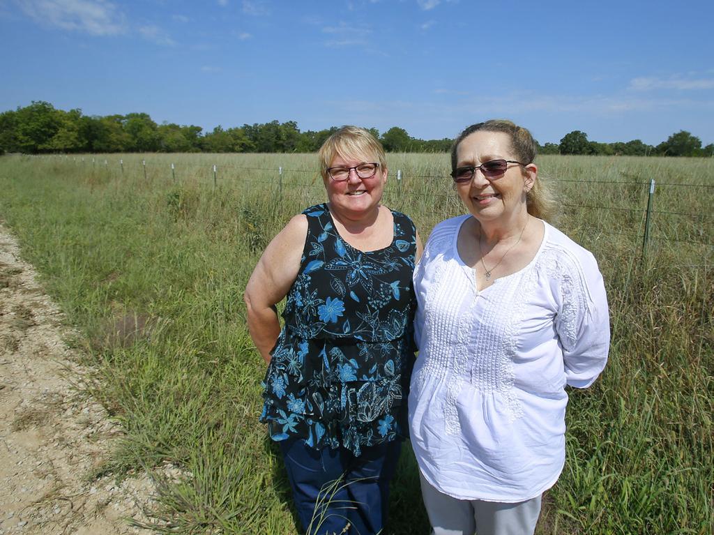 Carla Green, left, executive director of the Woodson County Chamber of Commerce, and Gwendolyn Martin, of Yates Center, former Woodson County commissioner and supporter of the Woodson County