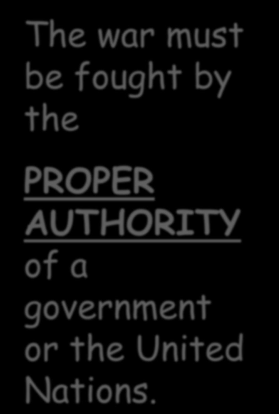 AUTHORITY of a