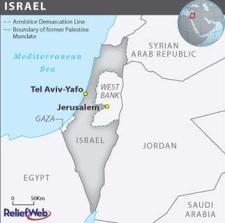 C. MAPS OF ISRAEL AND PALESTINE The Maps are focused on the Gaza Strip and the West Bank.