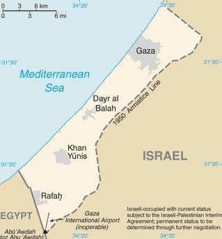 Office for the Coordination of Humanitarian Affairs, "Map Center: Country Maps, Israel,"
