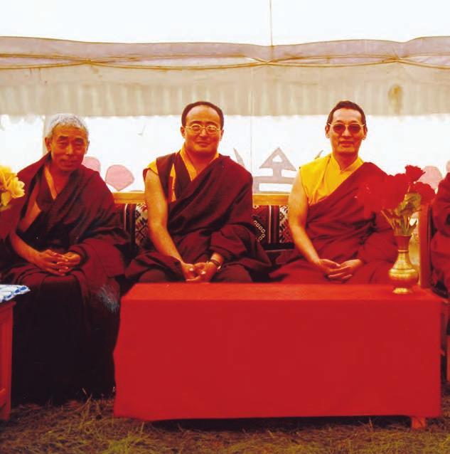 Current incarnations of the Pema Lingpa tradition: Tukse Rinpoche (mind), Sungtrul