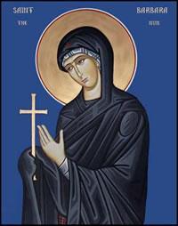 St. Barbara Nun-Martyr Cell Attendant to St. Elizabeth Barbara Yakovlena was a maidservant to the Grand Duchess Elizabeth of Russia and her husband, Grand Duke Sergius Alexandrovich.